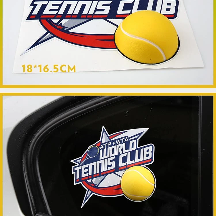 3D tennis sticker 3D tennis sticker