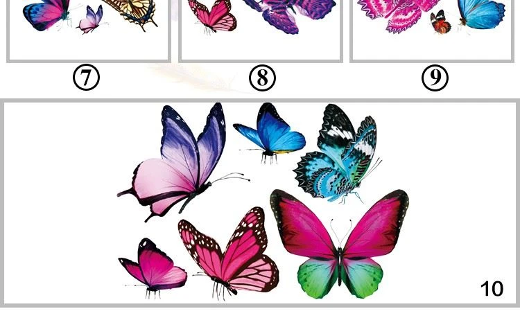 3D butterfly decal 3D butterfly decal