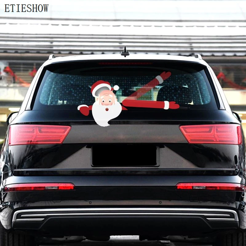 christmas car wiper window sticker