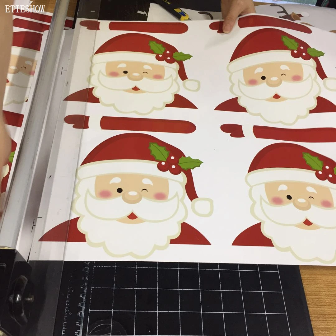 christmas car sticker