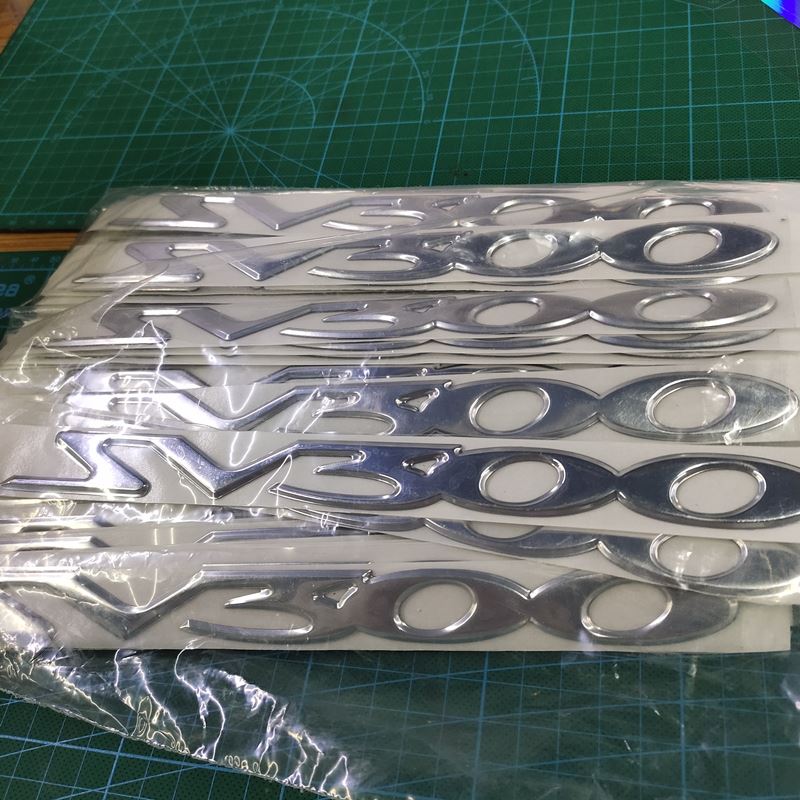 silver PVC sticker silver PVC sticker
