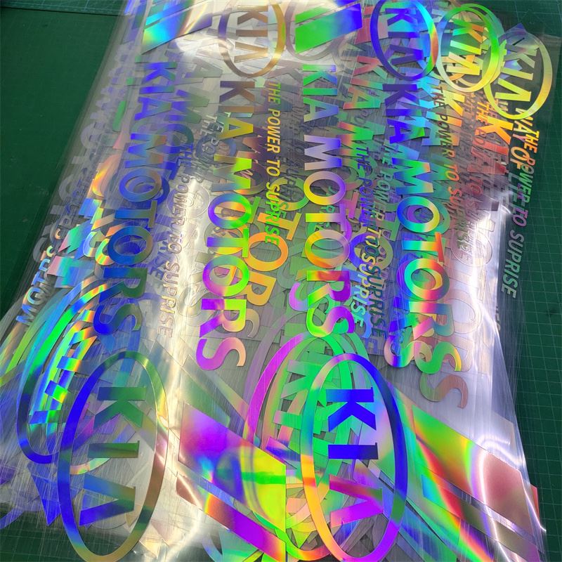rainbow die cut sticker