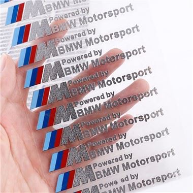 Metalowe naklejki BMW