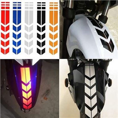 Naklejka na zderzak motocyklowy