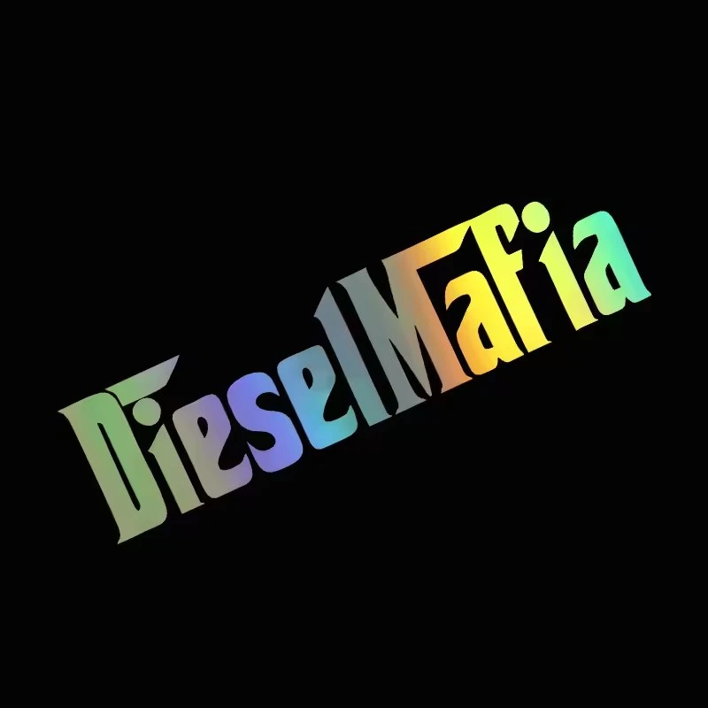 Naklejka Diesel Mafia Sologan na samochód z silnikiem Diesla