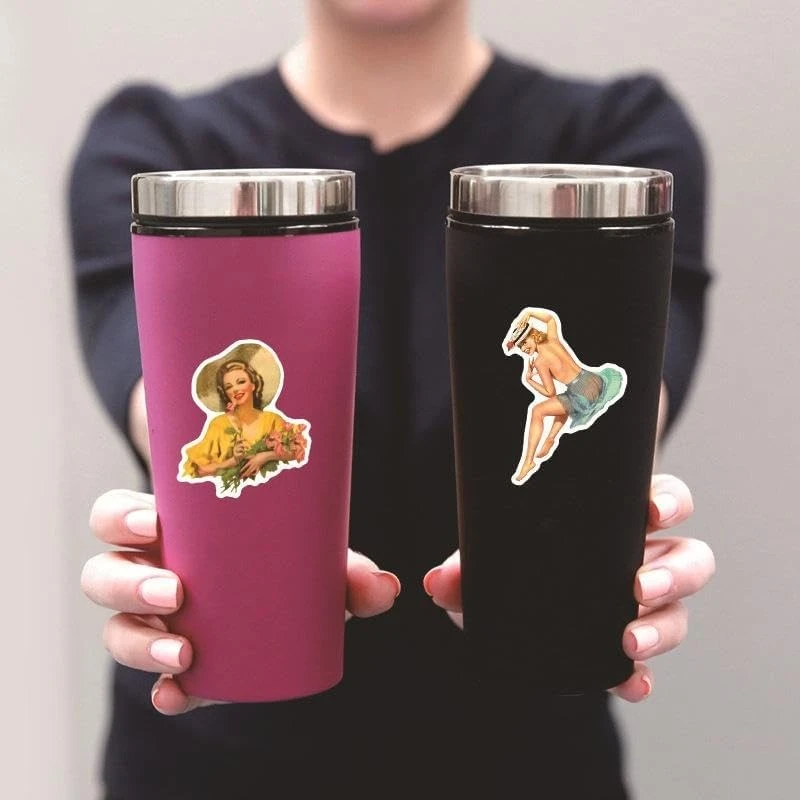 Vintage Sexy Woman Decal