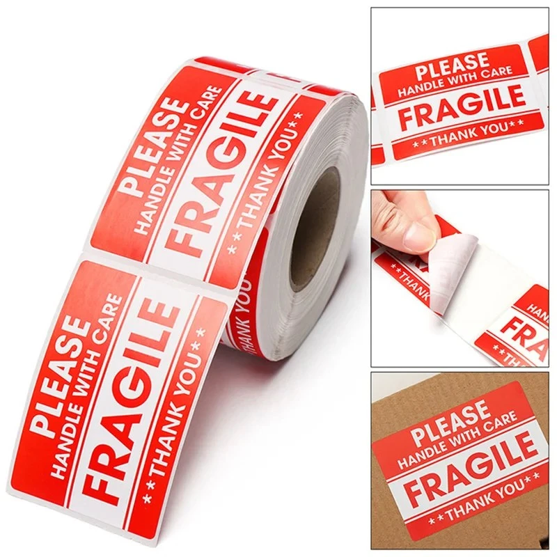 1000/500pcs angielskie kruche naklejki