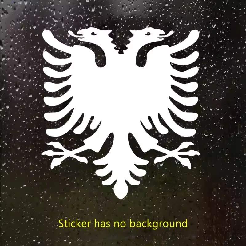 Albanian Double Headed Eagle Car Sticker