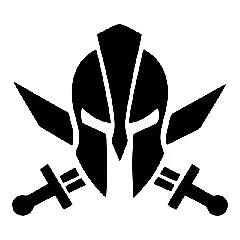 Spartan Helmet Car Sticker