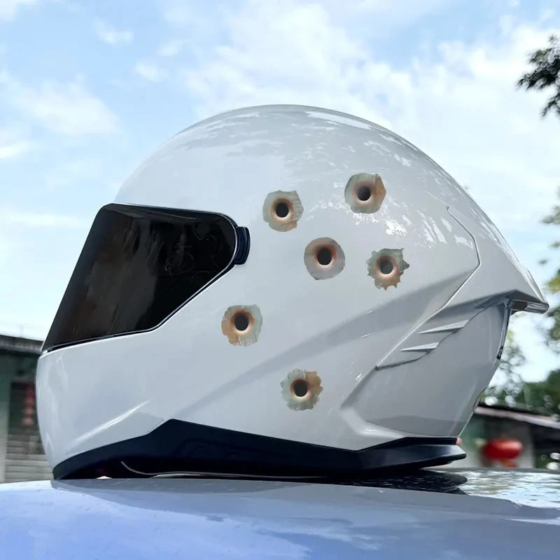1Set Bullet Holes naklejki motocyklowe wodoodporne