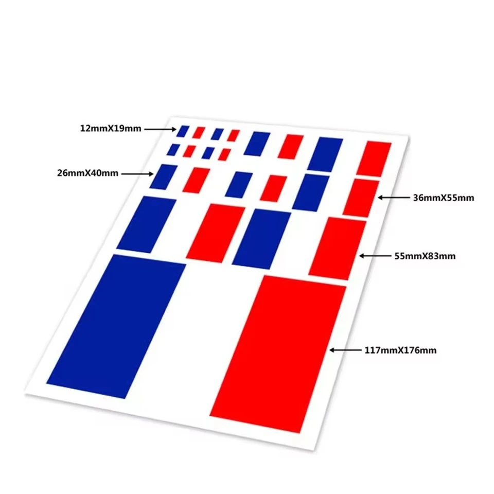 France Country Flag Custom Sticker