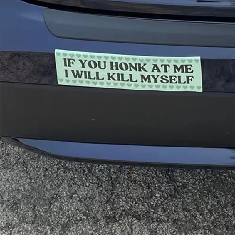 Funny Cartoon Word Car Stickers