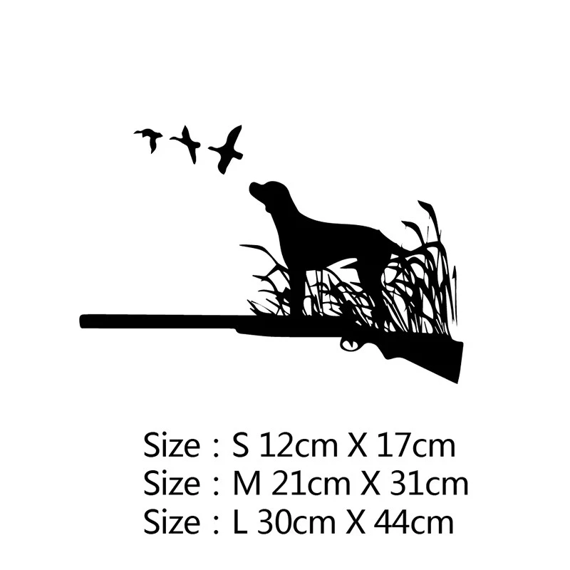 Hunter And Animal Car Sticker