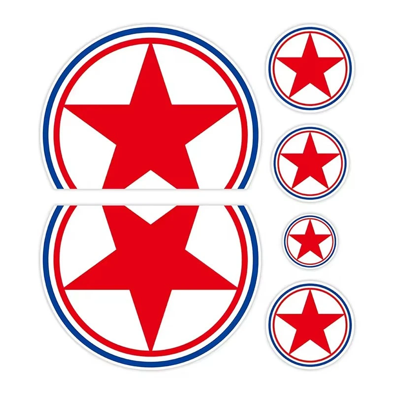 Car Body Decoration Five-pointed Star Sticker