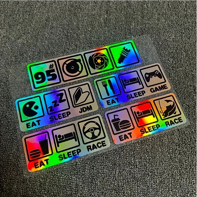 5PCS/SET JDM - zestaw naklejki na samochód