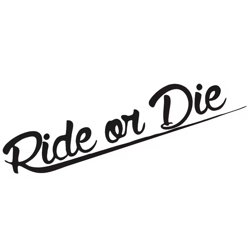 Car Body Sticker Ride Or Die
