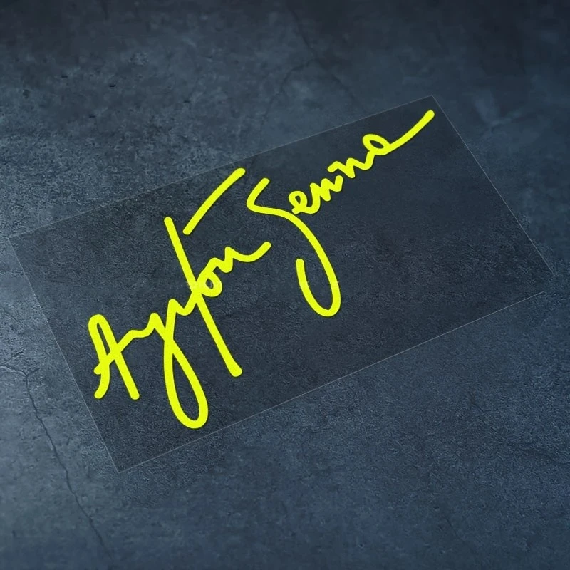 Ayrton Senna Driver Signature Topers