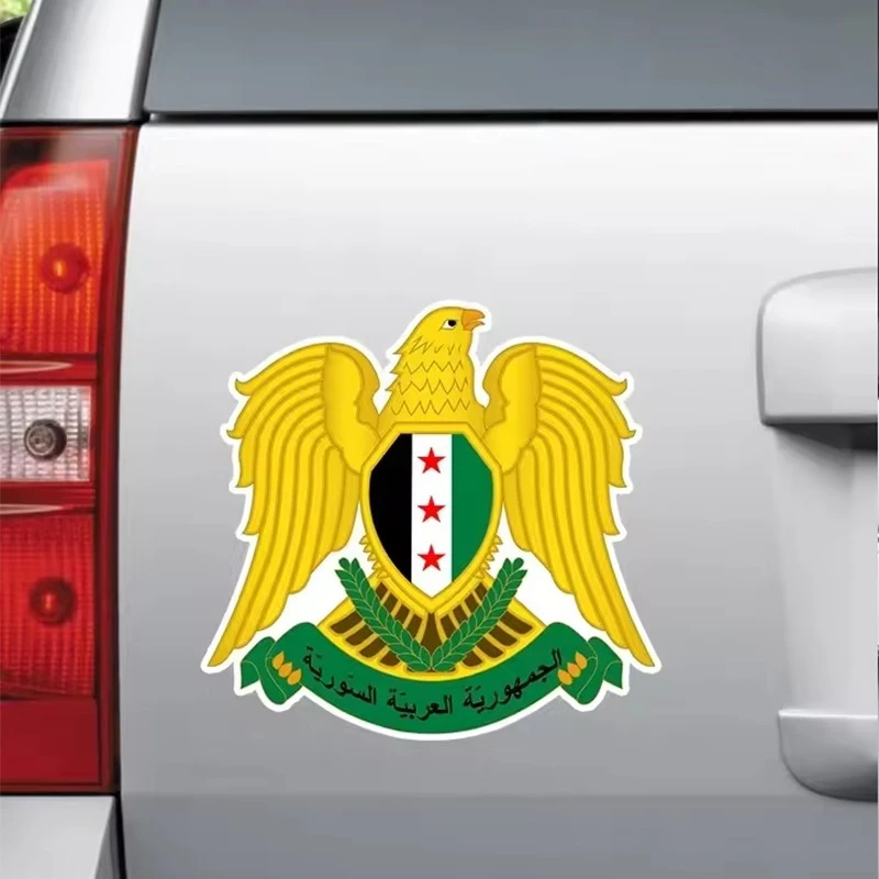 Naklejka z emblematem narodowym Syrii