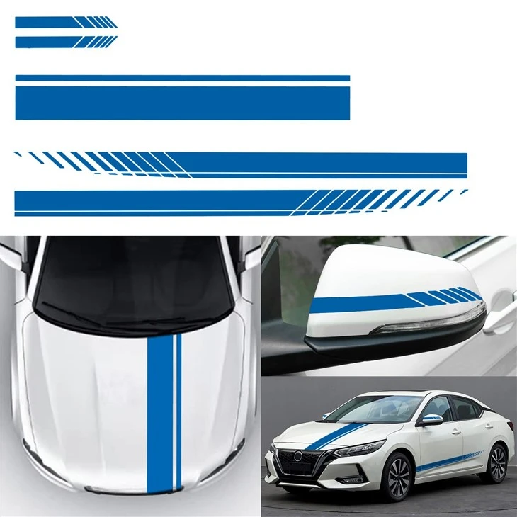 Benz Car Sports Body Stipe Sticker