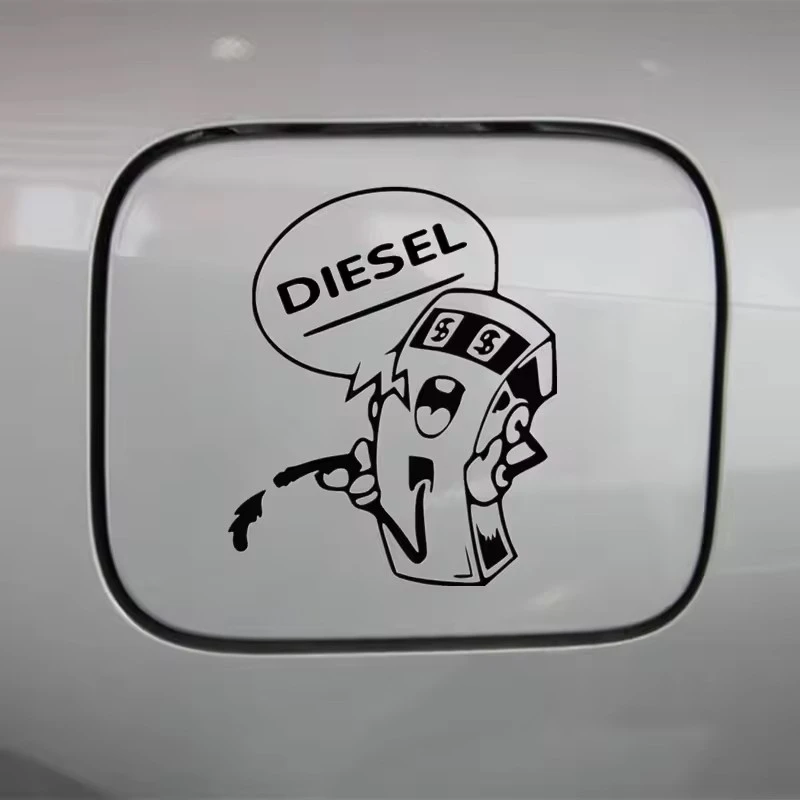 12*10 cm śmieszne naklejki DIESEL