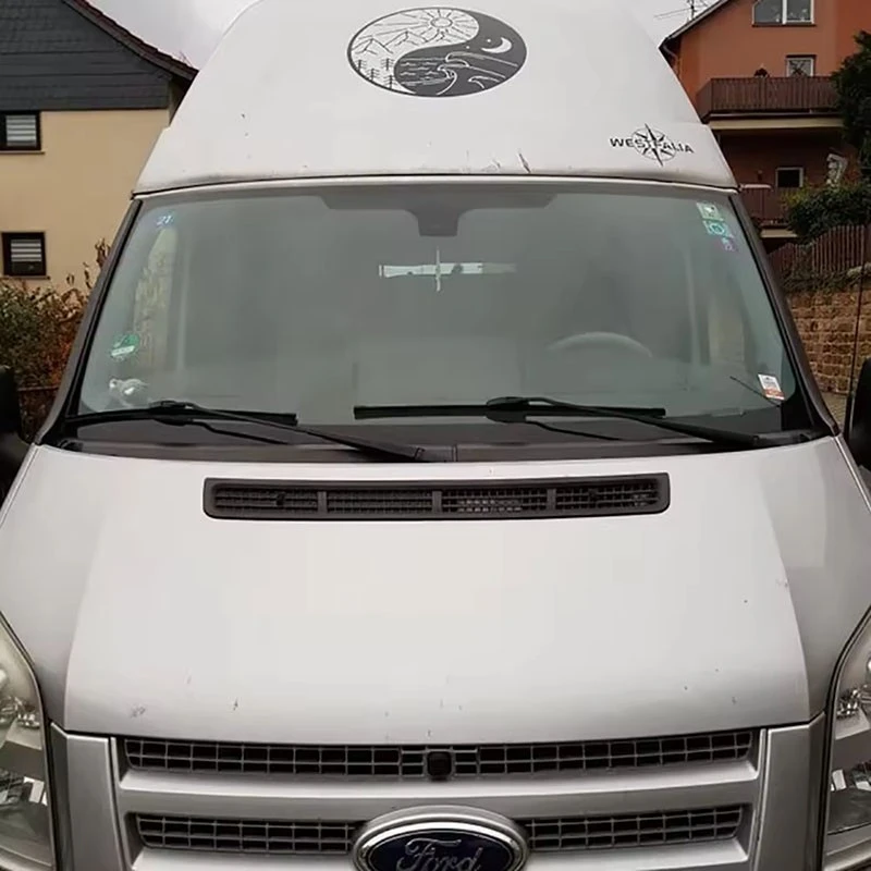 Stickers Mountain Sea Day Night Sticker