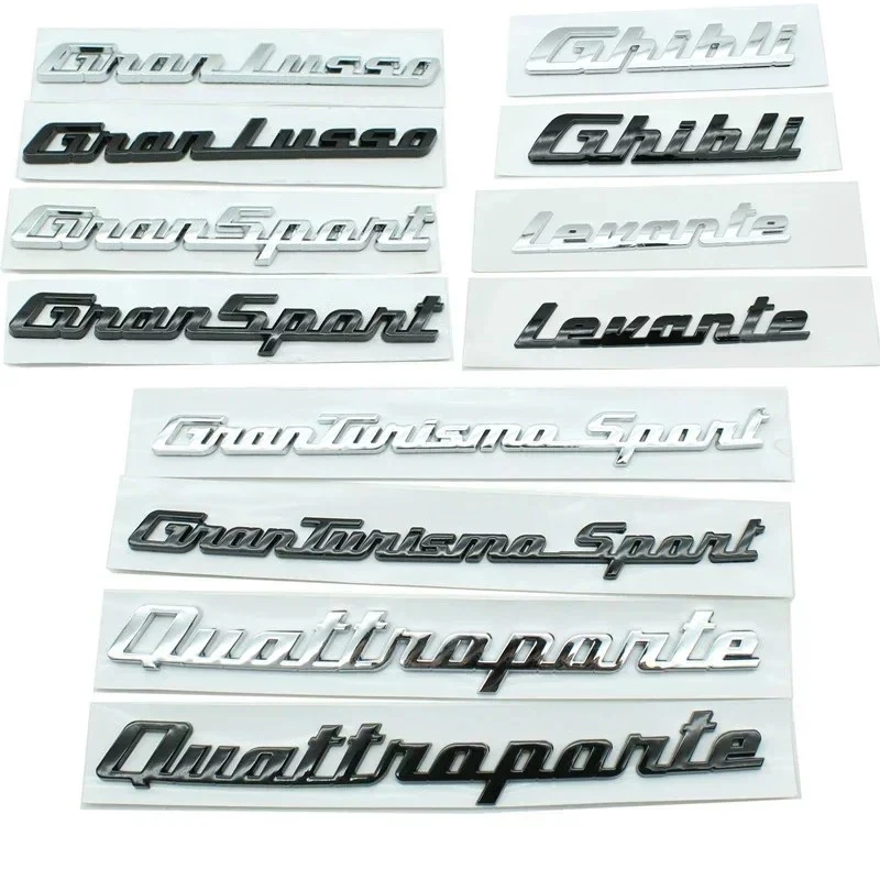 ABS Car Tyle Letters Letters Logo Emblem