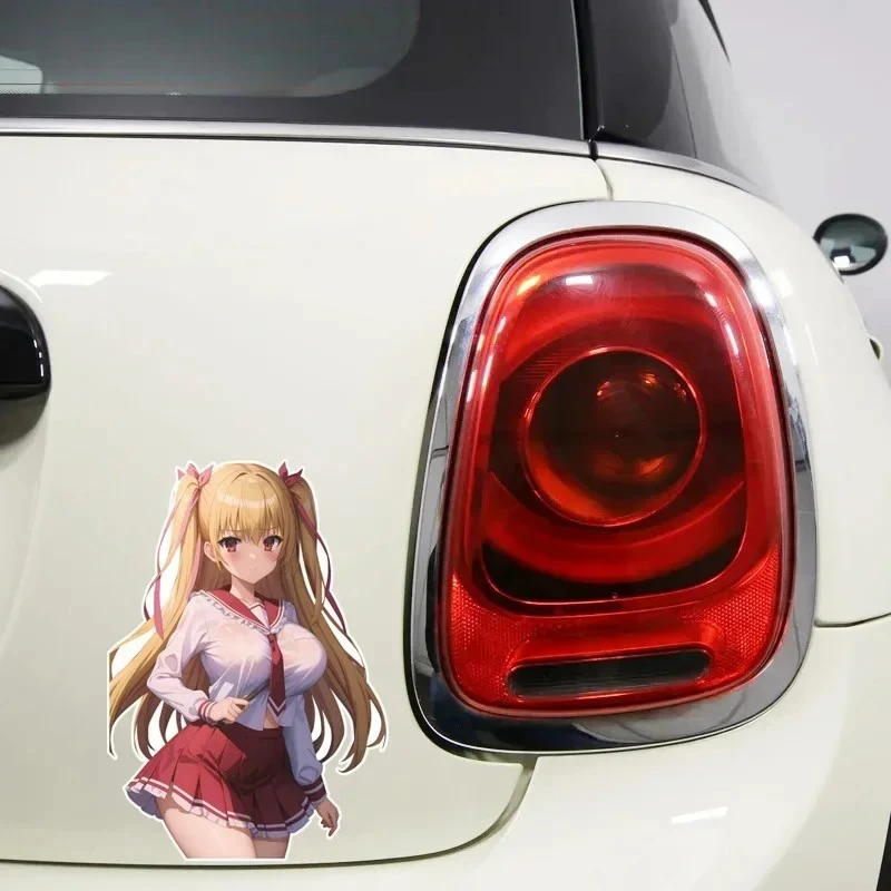 Anime Yellow Hair Girl Ticker