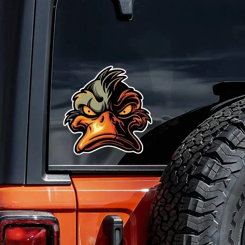 Bad Duck Angry Face Evil Vinyl Stickers For Cars high quality