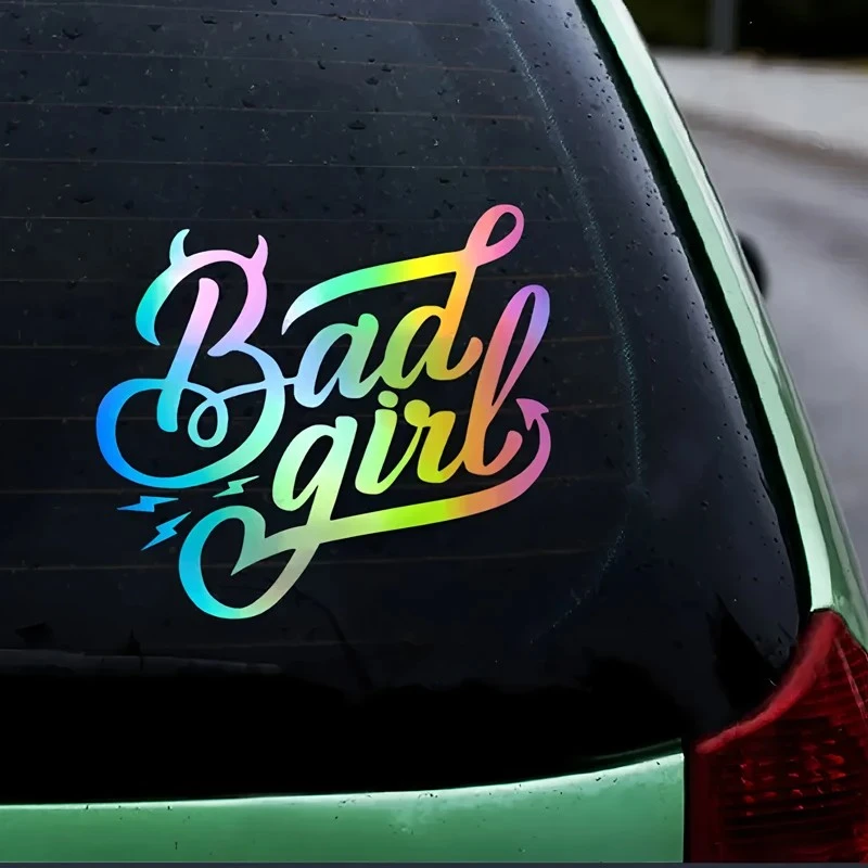 Bad Girl Dekale i zderzak Kreatywne i zabawne naklejki