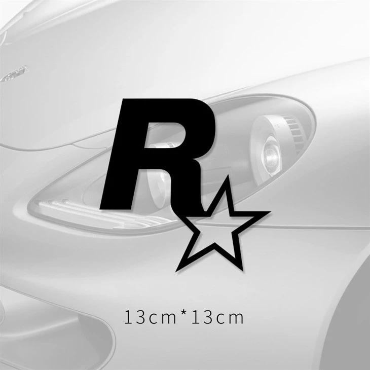 R Star GTA Vinyl Sticker