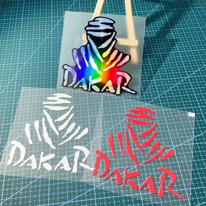 Dakar Desert Rally Motocross Laser Stickers