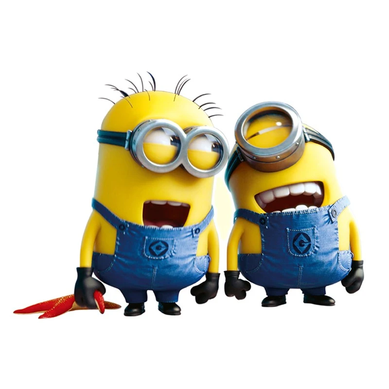 Car Vinyl Sticker Minions Cartoon Waterproof