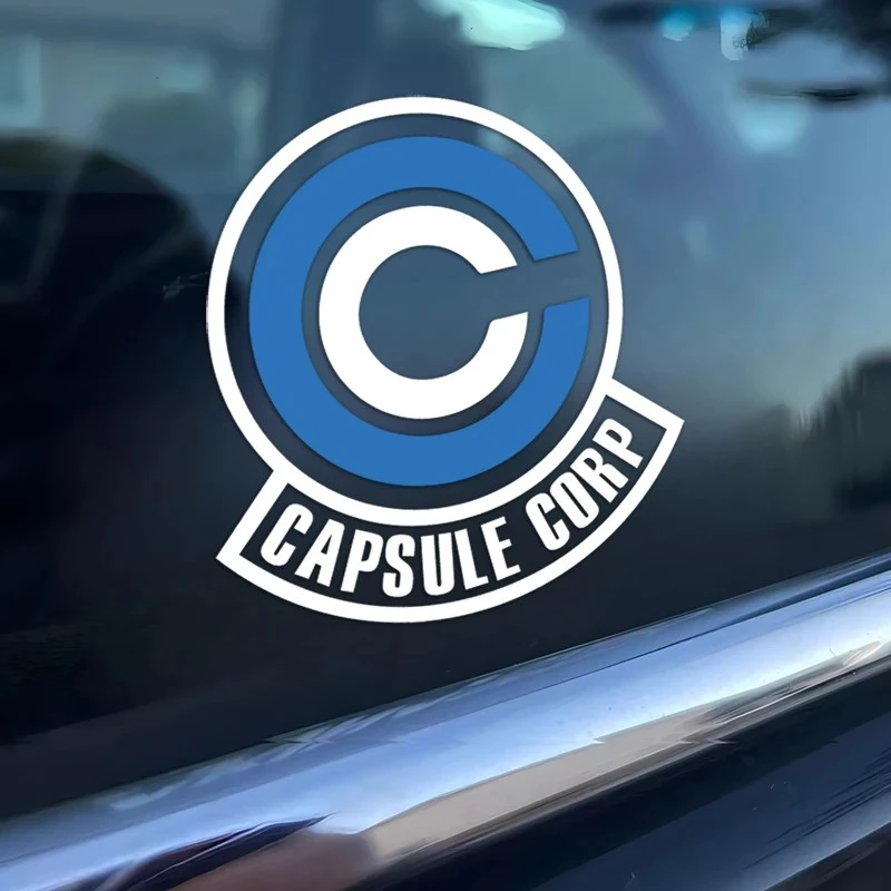 Capsule Corp Decal, naklejka logo Bulma