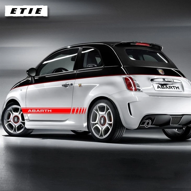 Car Stickers Bar Stripe Bar Body FIAT ABARTH 500 PUNTO Stickers