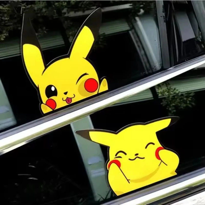 Naklejki samochodowe z kreskówkowymi Pikachu