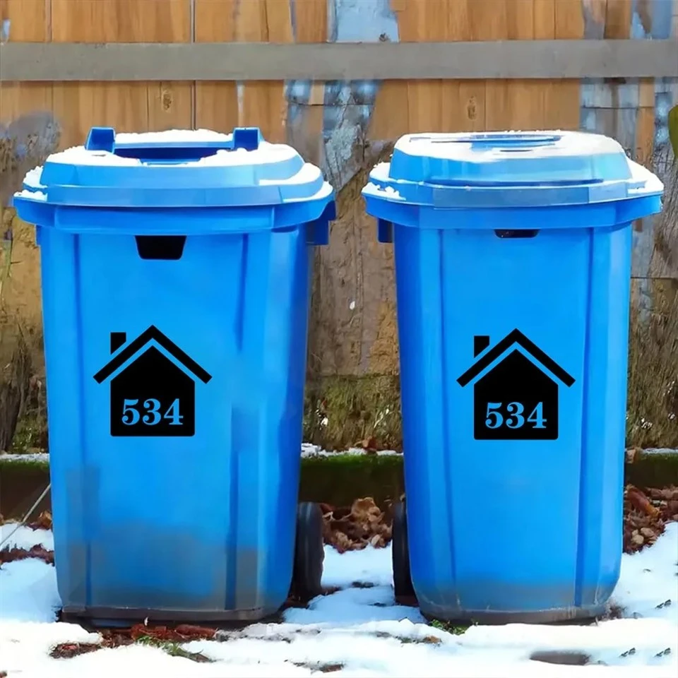 Customized Number Trash Vinyl Sticker suppliers