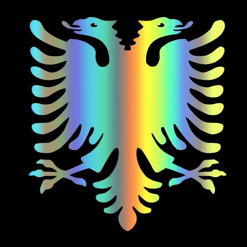Eagle Design Winylowa naklejka albańska