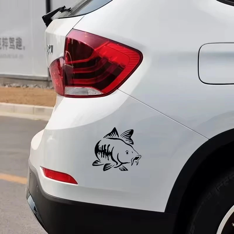 Car Sticker Of Carp Pattern