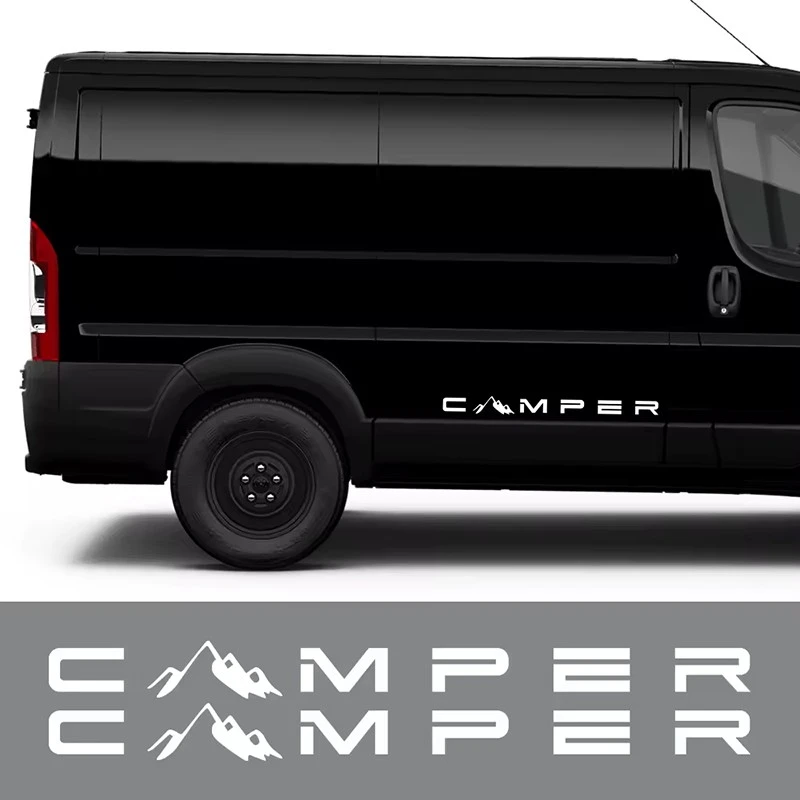 Naklejka na samochód Camper Mountain