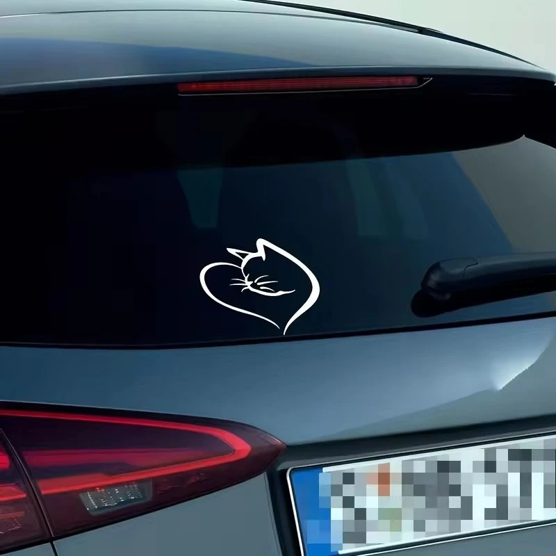 Cat Pattern Autocar Exterior Decoration