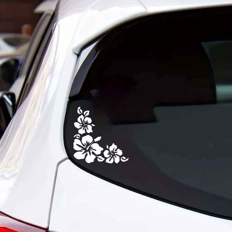 ET11360# żywy hibiscus kwiat s'ticker