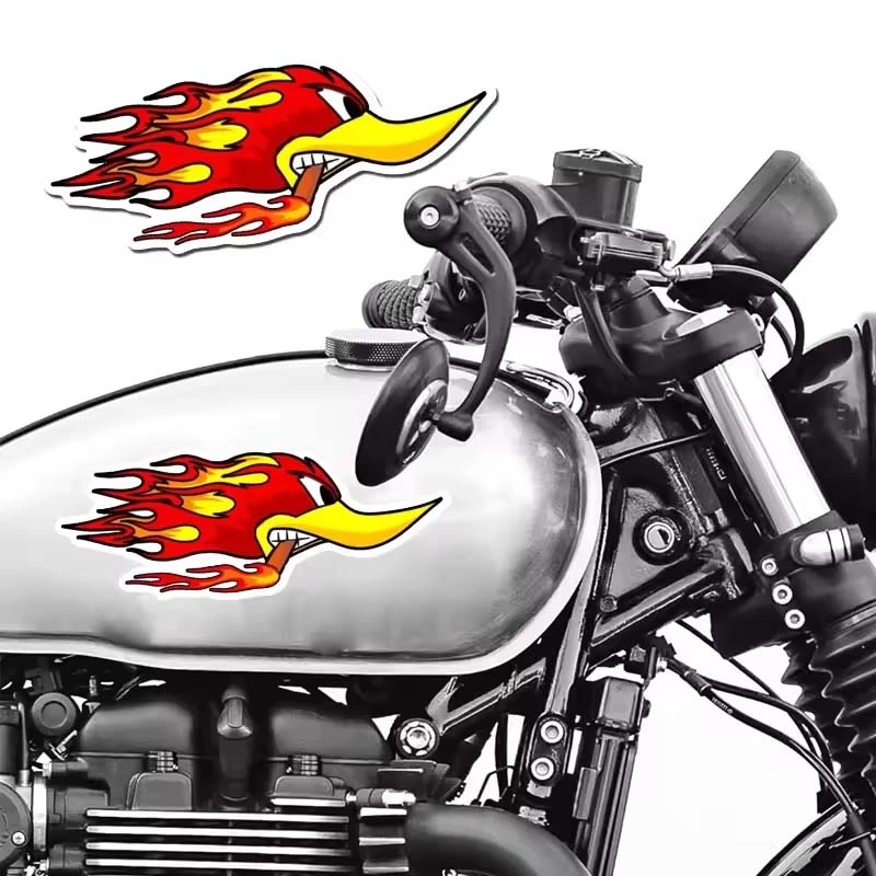 Płomienie Karki Motocyklowe na motocykl na motocykl
