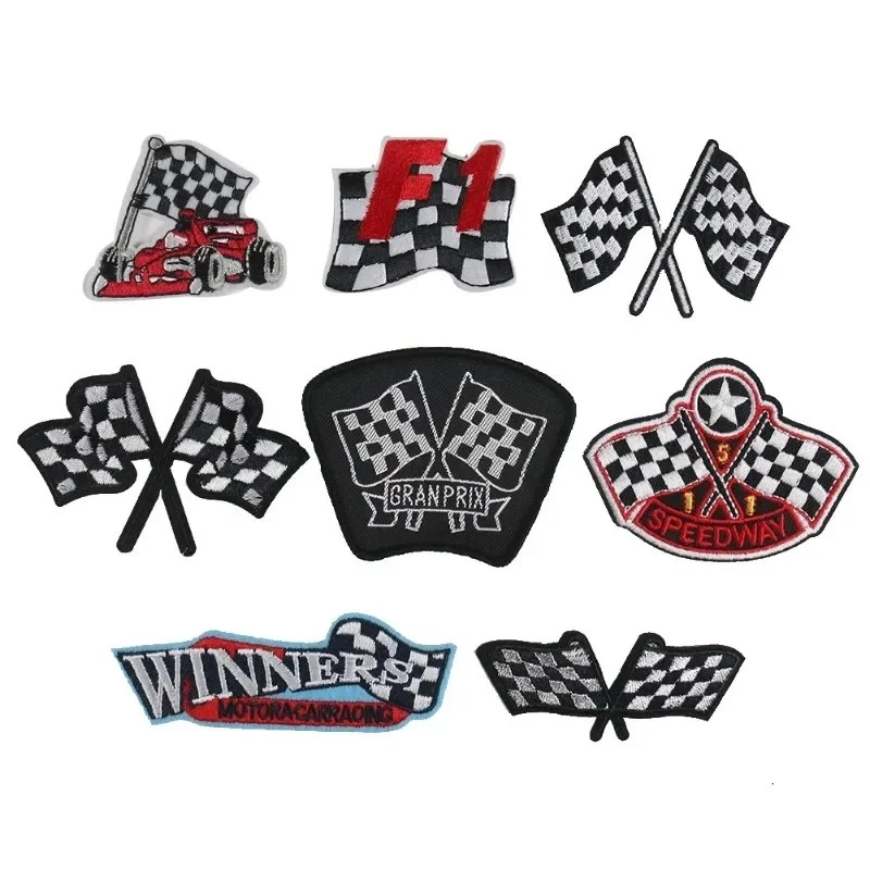 F1 Racing Checkered Flag Strafel
