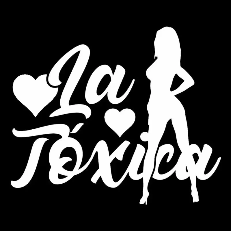 Naklejka samochodowa La Toxica Fish Girl Sticker