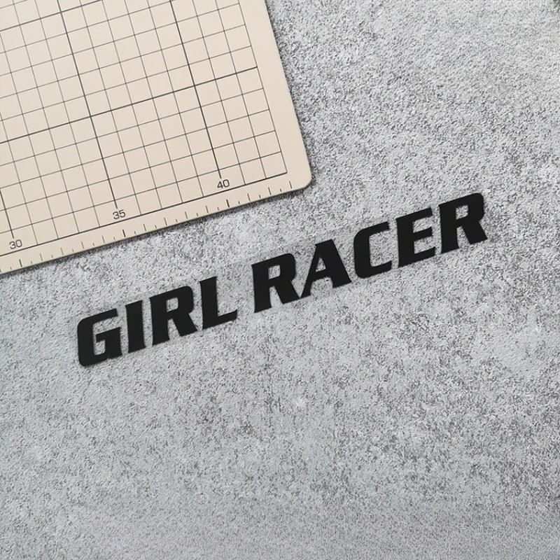 GIRL RACER Motorcycle Stickers For Car Window
