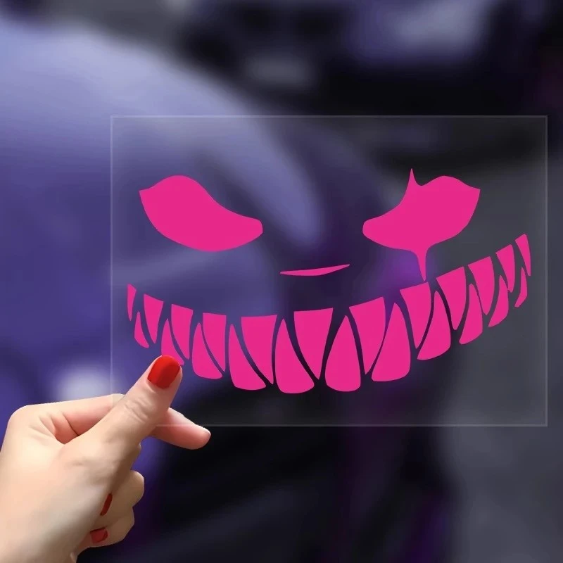 Demon Smiley Motorcycle Sticker Waterproof