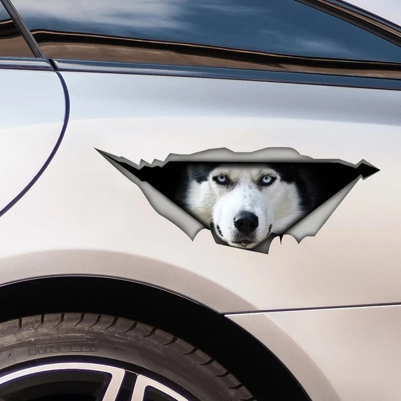 Head Dog Pet Animal Self-adhesive Decal high quality