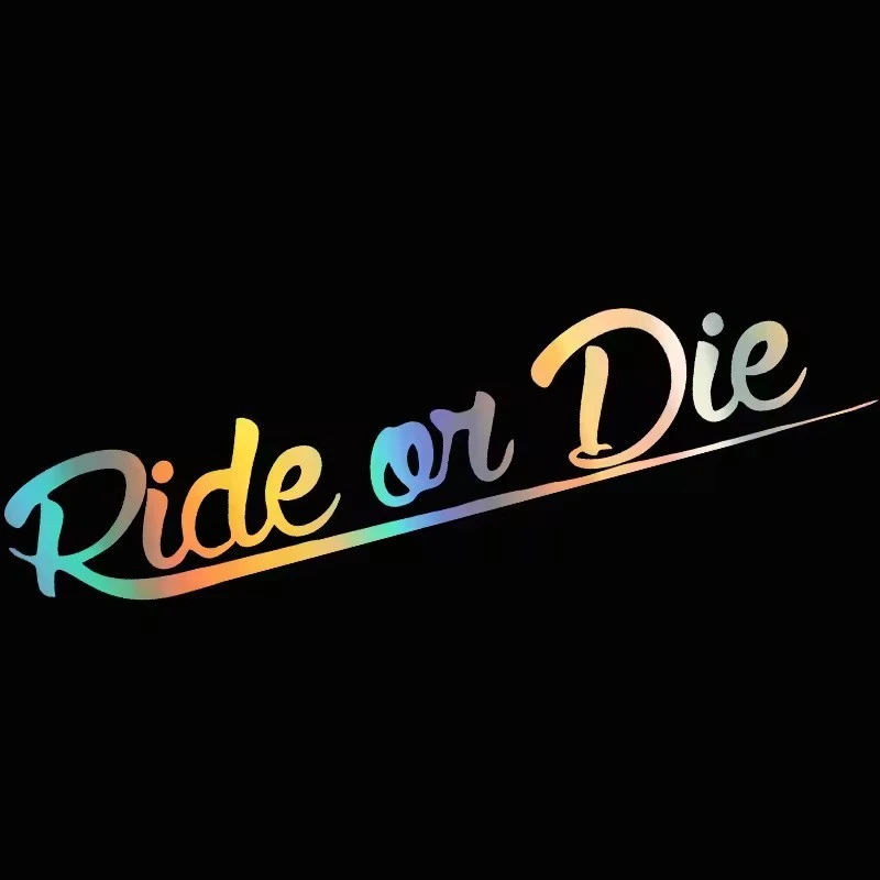 Ride Or Die Car Light Sticker