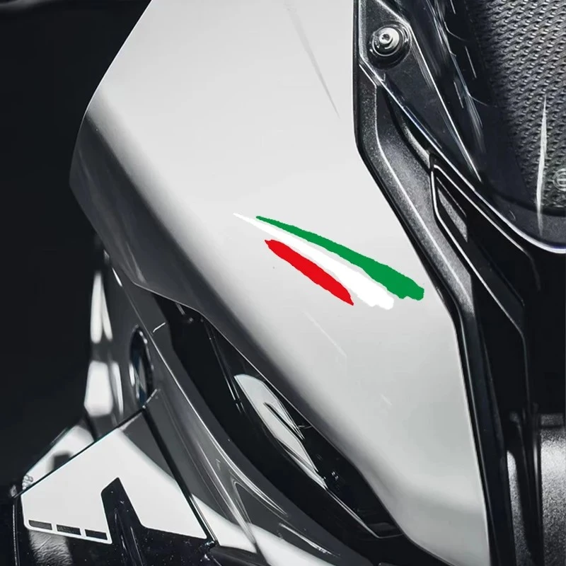 Italy Flag Motorcycle Sticker Vinyl Decal Waterproof suppliers