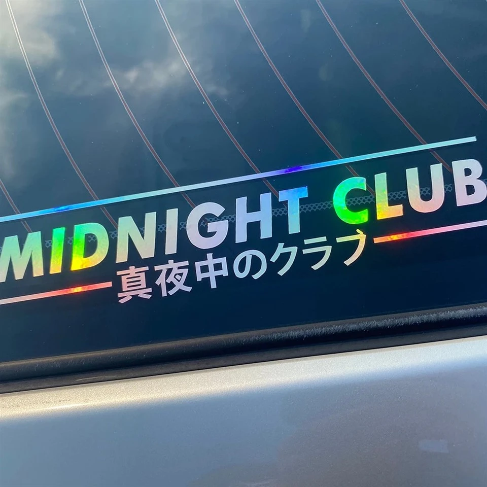 Naklejka okienna winylowa winylowa JDM